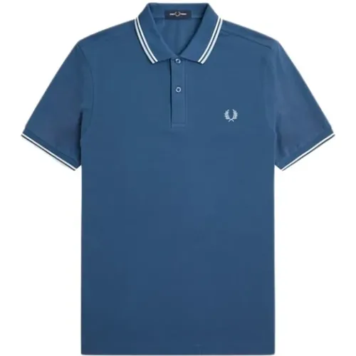 Polo Shirts, male, , Size: 2XL 2 Color Cotton Polo Shirt - Fred Perry - Modalova