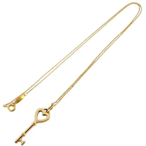 Pre-owned Jewellery, female, , Size: ONE SIZE Pre-owned Rose Gold necklaces - Tiffany & Co. Pre-owned - Modalova