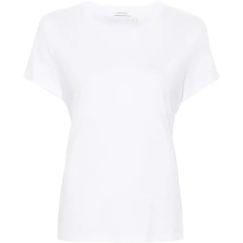 Optisches Weißes T-Shirt,Stilvolles Schwarzes T-Shirt für Frauen - PATRIZIA PEPE - Modalova