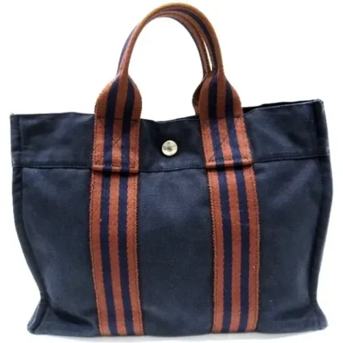 Pre-owned Tote Bags, female, , Size: ONE SIZE Pre-owned Fabric totes - Hermès Vintage - Modalova