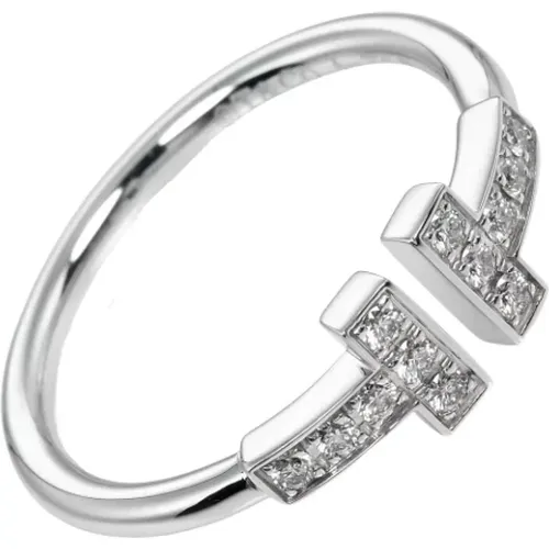 Pre-owned White Gold rings , female, Sizes: ONE SIZE - Tiffany & Co. Pre-owned - Modalova