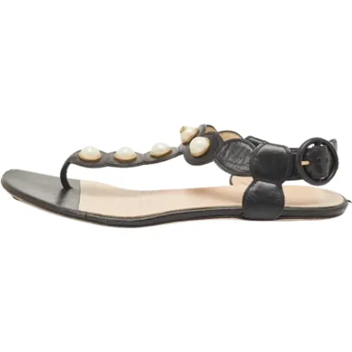 Pre-owned Sandals, female, , Size: 5 US Pre-owned Leather sandals - Gucci Vintage - Modalova