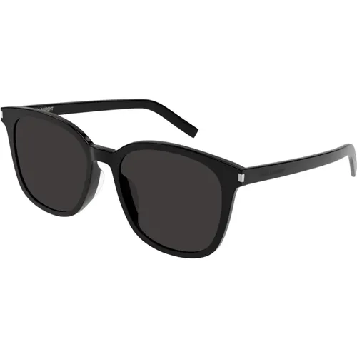 Sleek Acetate Sunglasses for Men , male, Sizes: 49 MM - Saint Laurent - Modalova