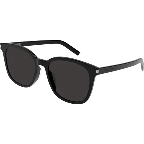 Sleek Acetate Sunglasses for Men , male, Sizes: 56 MM - Saint Laurent - Modalova