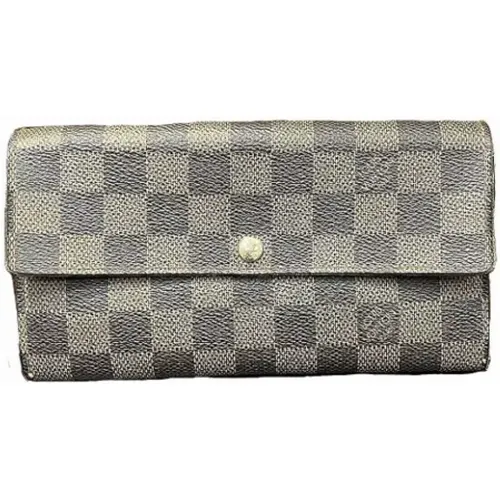 Pre-owned Wallets, female, , Size: ONE SIZE Pre-owned Canvas wallets - Louis Vuitton Vintage - Modalova