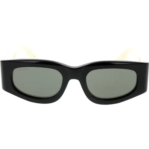 Sunglasses, unisex, , Size: ONE SIZE Stylish Sunglasses with Unique Design - Gucci - Modalova