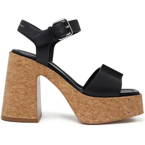 Flatform Sandals , female, Sizes: 7 UK, 7 1/2 UK, 8 UK - Stella Mccartney - Modalova