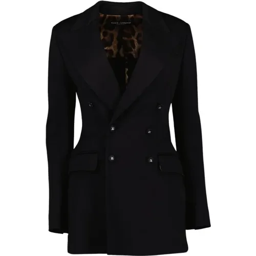 Blazers, female, , Size: XS Classic Blazer - Dolce & Gabbana - Modalova