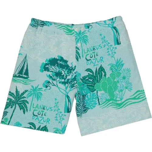 Grüne Baumwollshorts Ss22 Laneus - Laneus - Modalova