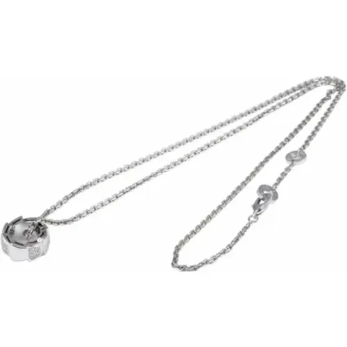 Pre-owned White Gold necklaces , female, Sizes: ONE SIZE - Bvlgari Vintage - Modalova