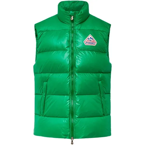 Vests, male, , Size: L Unisex Sleeveless Puffer Vest John - Pyrenex - Modalova