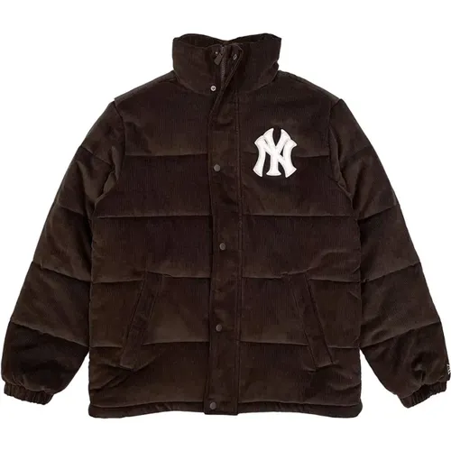 New York Yankees MLB Puffer Jacket , male, Sizes: S - new era - Modalova