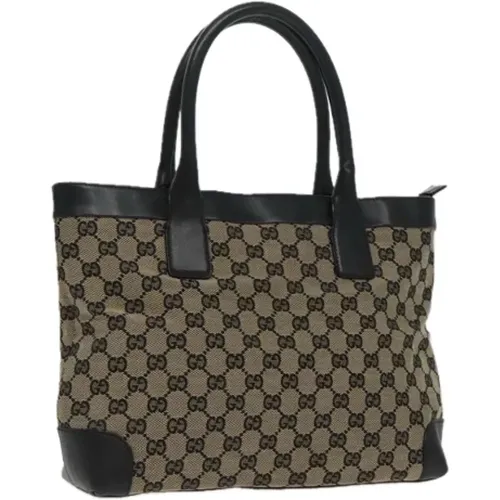 Pre-owned Tote Bags, female, , Size: ONE SIZE Pre-owned Canvas gucci-bags - Gucci Vintage - Modalova