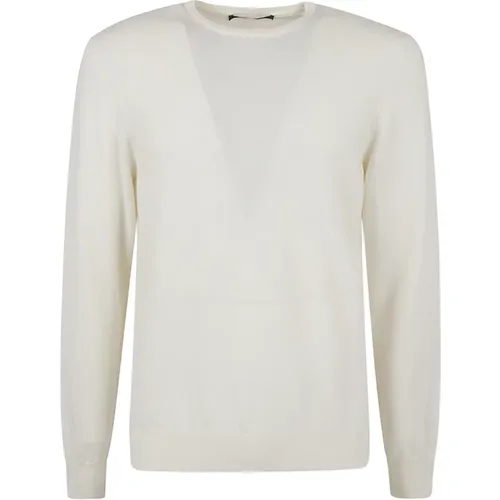 Men's Clothing Sweatshirts Cream Aw24 , male, Sizes: 3XL, L, 4XL, M, XL, S, 2XL - Tagliatore - Modalova