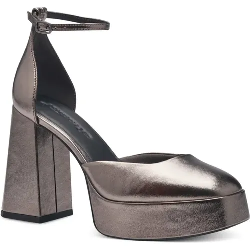 Elegante Geschlossene Metallic Pumps , Damen, Größe: 37 EU - tamaris - Modalova