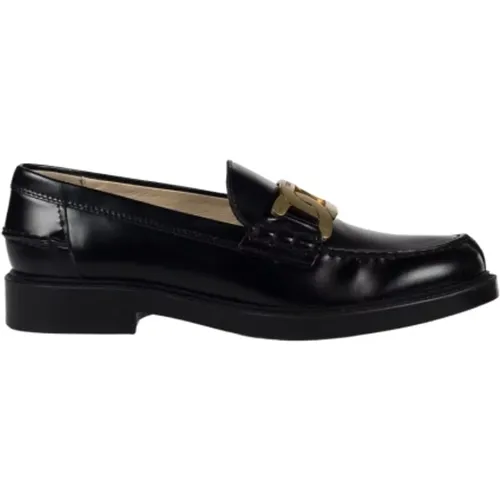 Klassische Lederloafer , Damen, Größe: 37 1/2 EU - TOD'S - Modalova