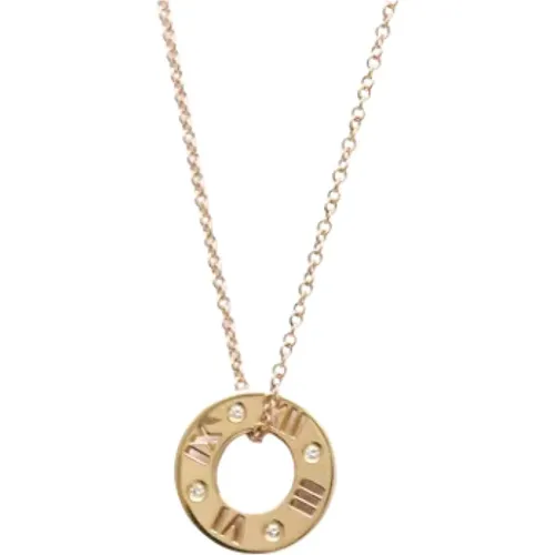 Pre-owned Jewellery, female, , Size: ONE SIZE Pre-owned Rose Gold necklaces - Tiffany & Co. Pre-owned - Modalova