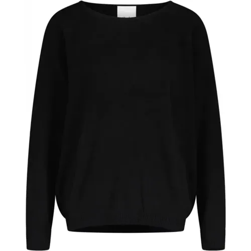 Modischer Woll-Kaschmir Mix Pullover , Damen, Größe: L - allude - Modalova