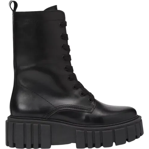 Lace-up Leather Ankle Boots , female, Sizes: 6 UK, 4 UK, 7 UK - Marc O'Polo - Modalova