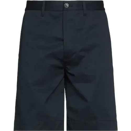 Marineblaue Chino Bermuda Shorts,Casual Bermuda Chino Shorts,Klassische Chino Bermuda Shorts - Nine In The Morning - Modalova