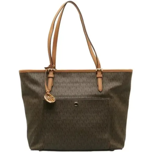 Pre-owned Tote Bags, female, , Size: ONE SIZE Pre-owned Canvas shoulder-bags - Michael Kors Pre-owned - Modalova