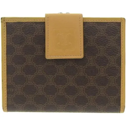 Pre-owned Wallets, female, , Size: ONE SIZE Pre-owned Leather wallets - Celine Vintage - Modalova