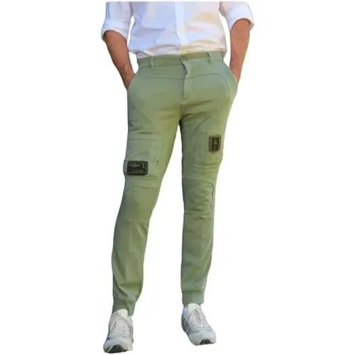 Cotton Anti-G Jogging Pants , male, Sizes: L, M, XL - aeronautica militare - Modalova