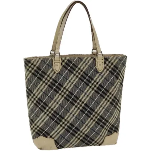 Pre-owned Canvas schultertasche , Damen, Größe: ONE Size - Burberry Vintage - Modalova