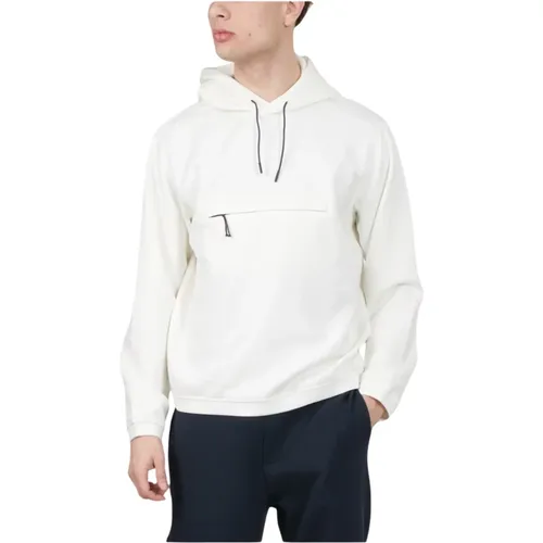 Men's Jersey Sweatshirt Vanilla Ice , male, Sizes: S, XL, 2XL, M, L - Emporio Armani - Modalova