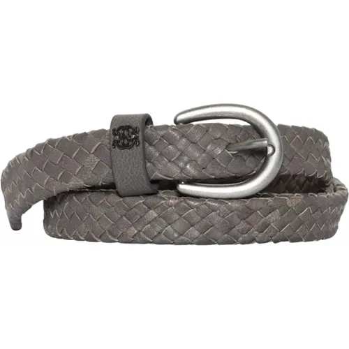 Braided Leather Belt Stylish Women Accessory , female, Sizes: 95 CM, 85 CM - Gustav - Modalova