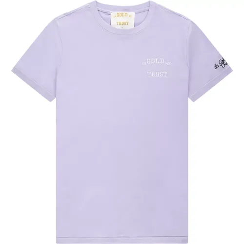 Lavendel Pusha Light T-Shirt , Herren, Größe: 2XL - In Gold We Trust - Modalova