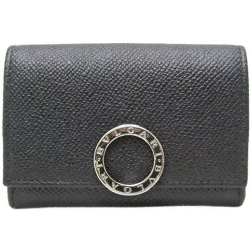 Pre-owned Wallets, female, , Size: ONE SIZE Pre-owned Leather wallets - Bvlgari Vintage - Modalova