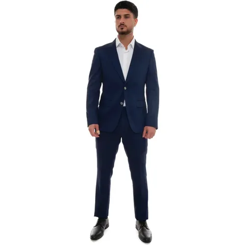 Single Breasted Suits, male, , Size: M Elegant Single Breasted Suit - Boss - Modalova