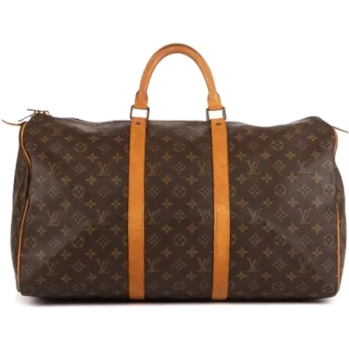 Pre-owned Coated canvas handbags , female, Sizes: ONE SIZE - Louis Vuitton Vintage - Modalova