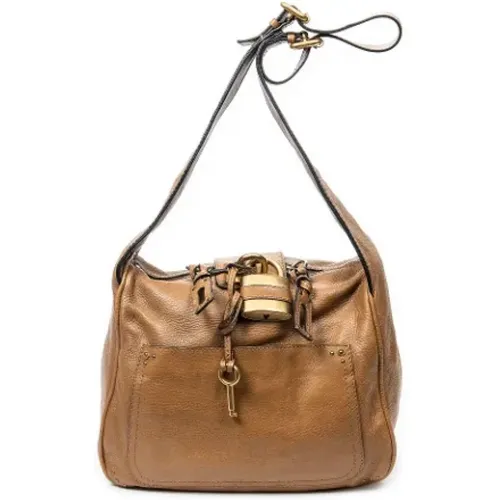 Pre-owned Cross Body Bags, female, , Size: ONE SIZE Pre-owned Leather shoulder-bags - Chloé Pre-owned - Modalova