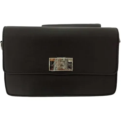 Shoulder Bags, female, , Size: ONE SIZE Square Flap Sami Leather Bag - Ermanno Scervino - Modalova