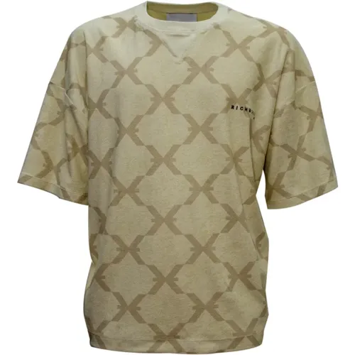 Cotton T-shirt Ump24133Ts 9F , male, Sizes: 2XL - John Richmond - Modalova