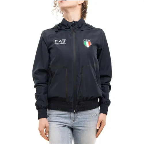 Italy Jacket , female, Sizes: S - Emporio Armani EA7 - Modalova