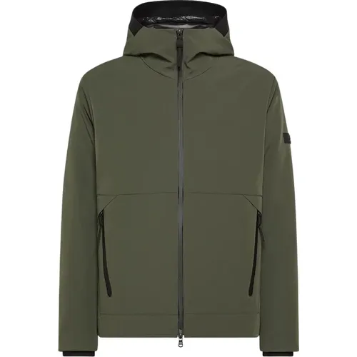 Glatter Primaloft-Bomber mit Schwarzen Details , Herren, Größe: XL - Peuterey - Modalova