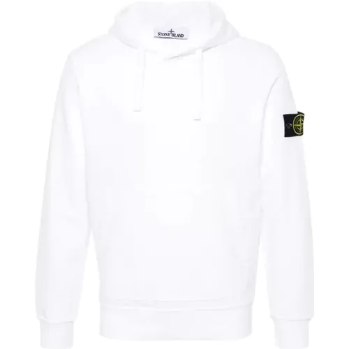 Stylish Felpa Hoodie for Men , male, Sizes: S - Stone Island - Modalova