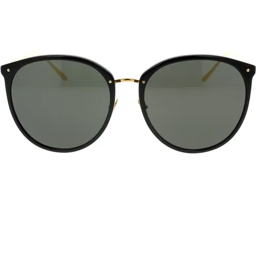 Sunglasses, unisex, , Size: ONE SIZE Stylish Sunglasses with Unique Design - Linda Farrow - Modalova