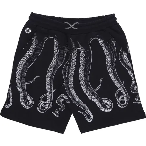 Casual Shorts, male, , Size: XL Sweatshorts with Tentacles Print - Octopus - Modalova