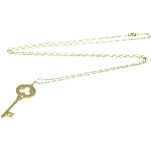 Pre-owned Jewellery, female, , Size: ONE SIZE Pre-owned Gold necklaces - Tiffany & Co. Pre-owned - Modalova