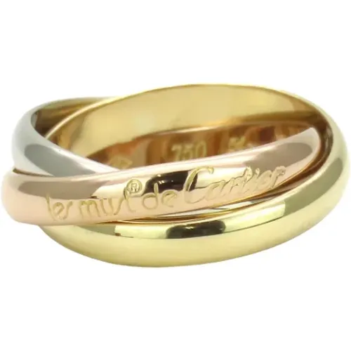 Pre-owned Jewellery, female, , Size: ONE SIZE Pre-owned Gold rings - Cartier Vintage - Modalova