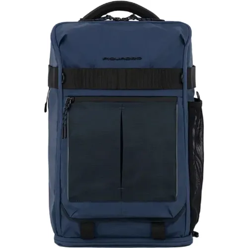Blauer Bucket Bag & Rucksack mit LED , Herren, Größe: ONE Size - Piquadro - Modalova