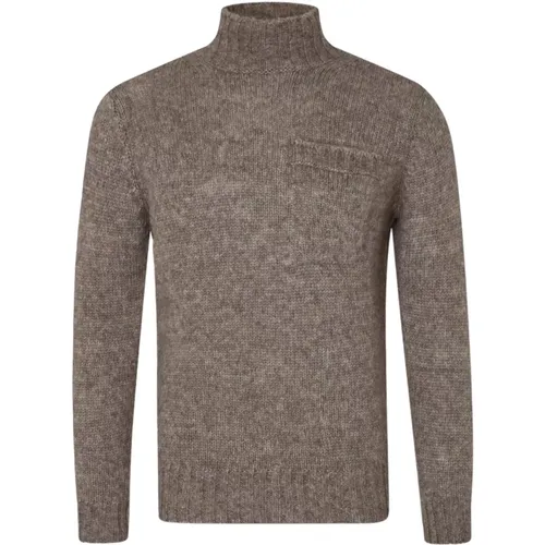 Turtlenecks, male, , Size: L Alpaca Wool Turtleneck Sweater - Oscar Jacobson - Modalova