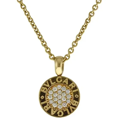 Pre-owned Jewellery, female, , Size: ONE SIZE Pre-owned Gold necklaces - Bvlgari Vintage - Modalova