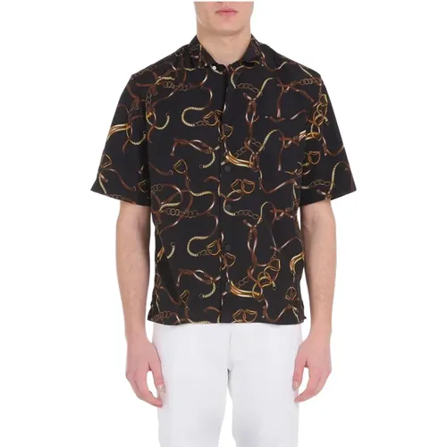 Short Sleeve Shirts, male, , Size: M Shirt with fantasy - PT Torino - Modalova