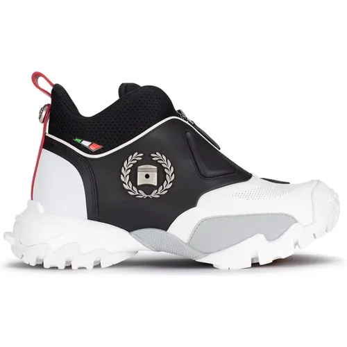 Pista Nero Sneaker , male, Sizes: 9 UK, 11 UK, 10 UK, 12 UK, 8 UK - Borgo - Modalova