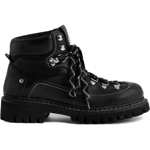 Ankle Boots 2124 Nero , male, Sizes: 8 UK, 7 UK - Dsquared2 - Modalova